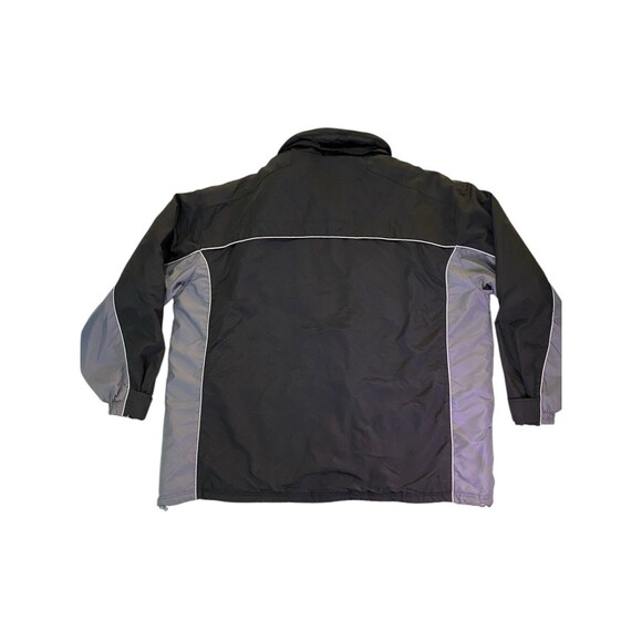 Footlocker Winter Jacket Men’s Size 3XL Black Grey Zip Up 4 Pockets - Picture 2 of 12